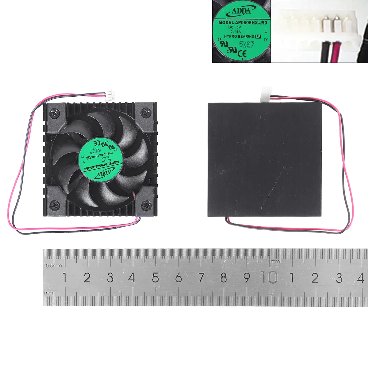 Picture of CPU Cases Silent Cooling Fan AP0505HX-J90 5V 0.14A 50*50*8.5mm